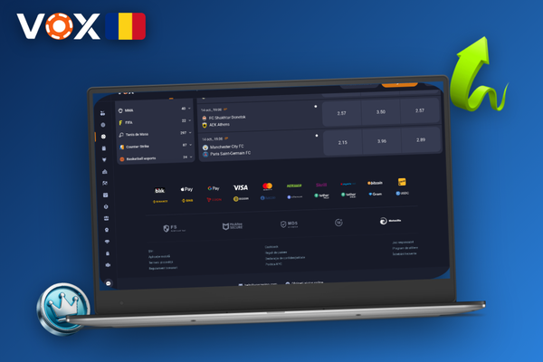 Sincronizare automată a contului VOX Casino între desktop și mobil