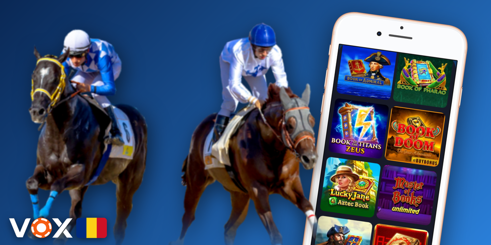 Instalare APK VOX Casino pe Android – ecran de progres și logo brand