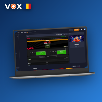 Modulul de statistici Aviator la VOX Casino afișând istoricul multiplicatorilor din runde anterioare