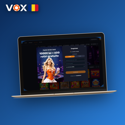 Conectare la VOX Casino prin Facebook, Gmail sau Telegram cu un singur clic