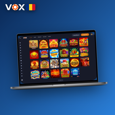 Configurație PC cu monitor mare pentru sesiuni lungi de joc la VOX Casino