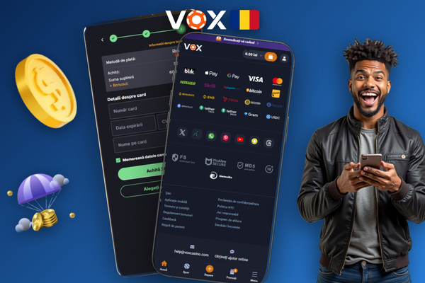Operator suport VOX Casino disponibil prin chat live pentru ajutor la depunere