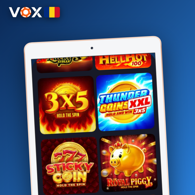 Live casino cu dealeri reali în aplicația VOX Casino – ruletă și blackjack